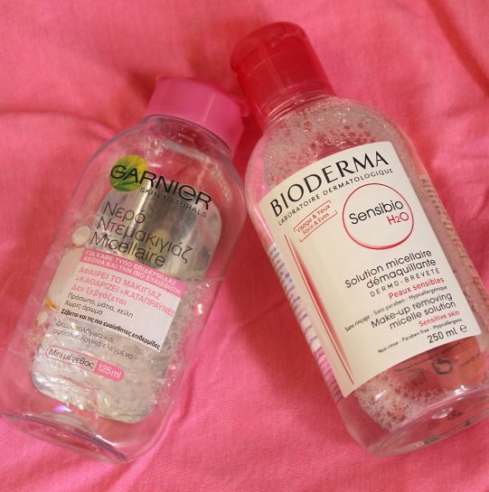 Ντεμακιγιάζ με Micellaire Νεράκι από Bioderma & Garnier |&nbsp;#SHOPPING