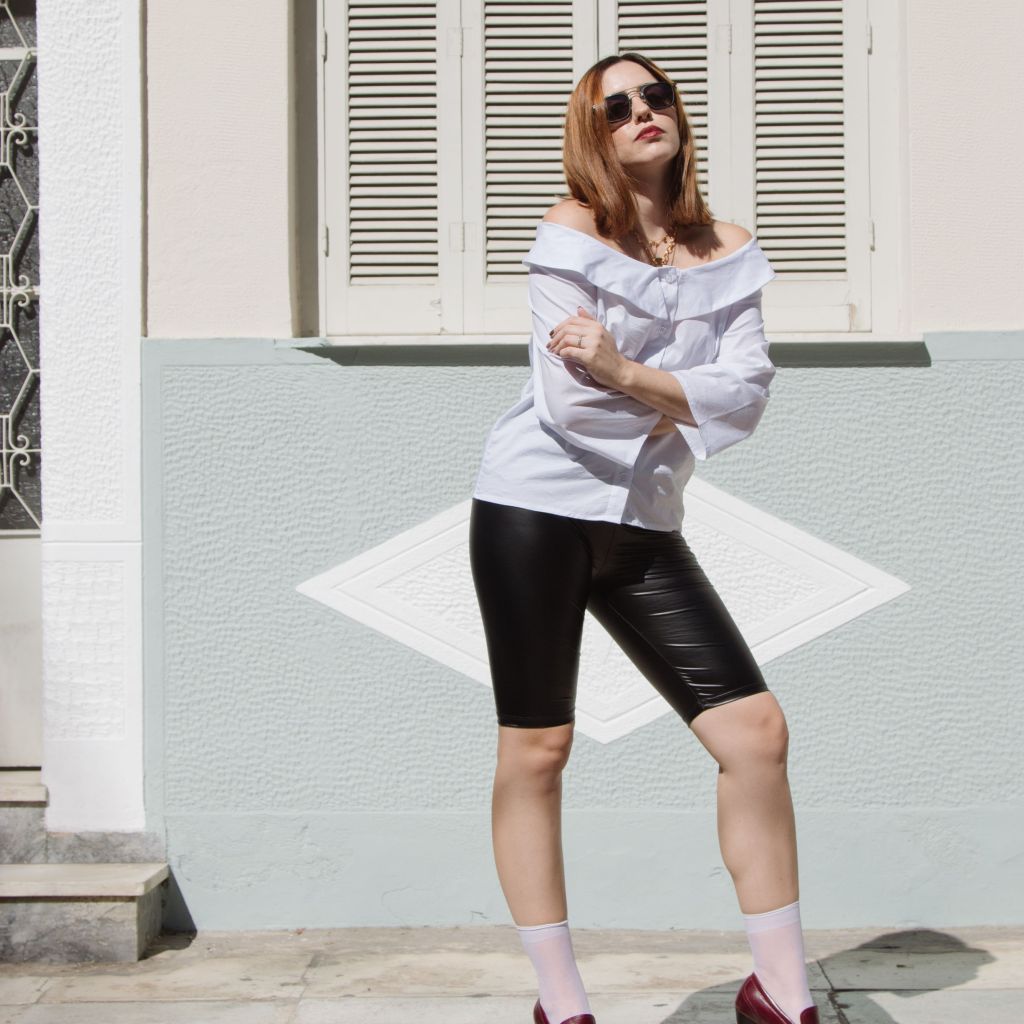 Leather & Off Shoulder ft World Of Vision |&nbsp;OOTD