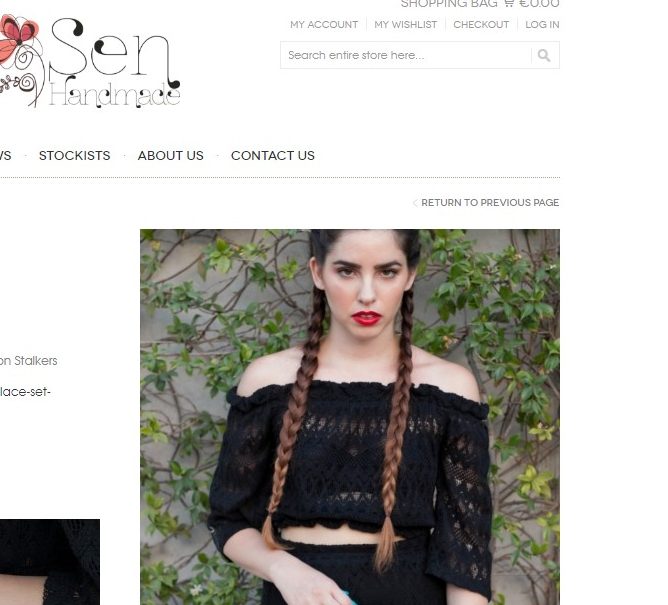 «The Lace Set » Spotted On Sen Handmade |&nbsp;PRESS